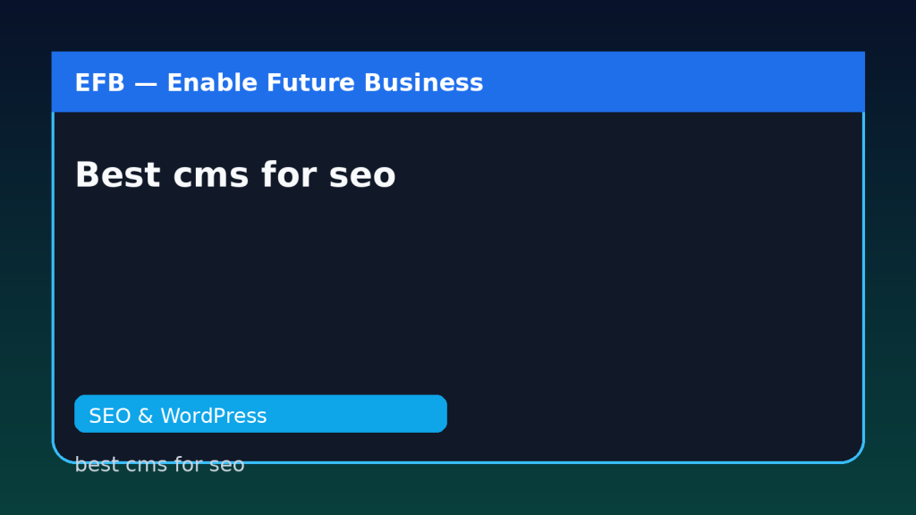 Best cms for seo — best cms for seo