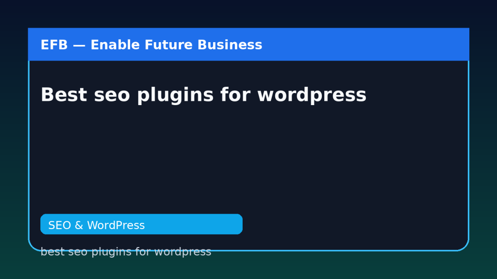 Best seo plugins for wordpress — best seo plugins for wordpress