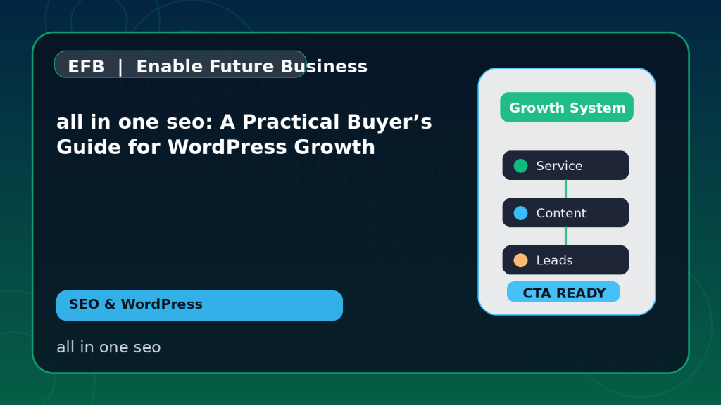 all in one seo: A Practical Buyer’s Guide for WordPress Growth — all in one seo