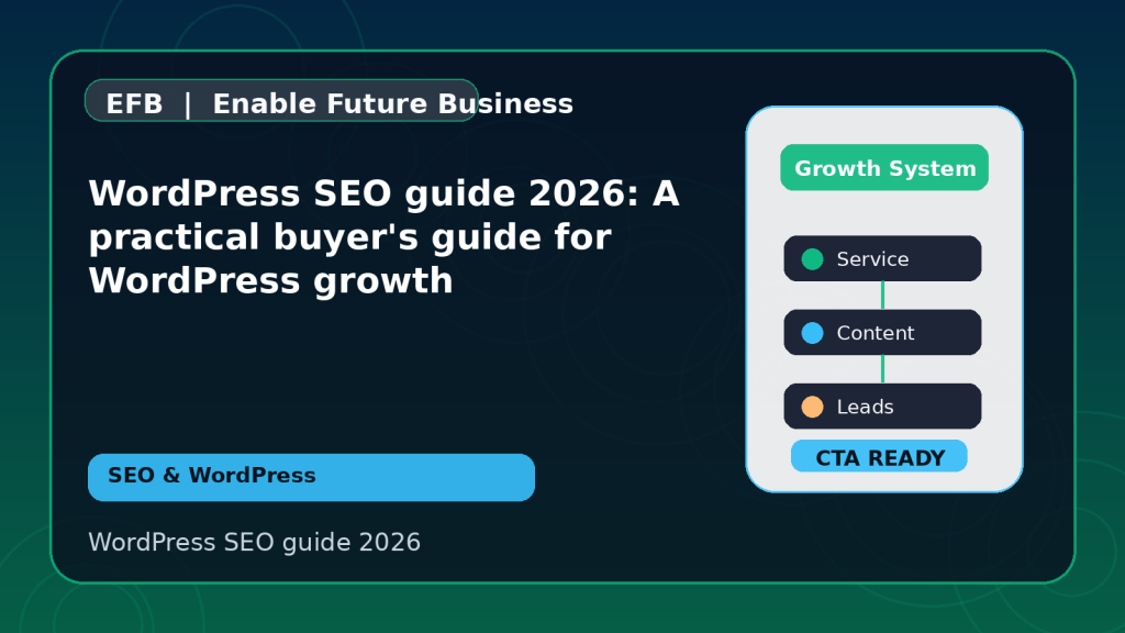 WordPress SEO guide 2026: A practical buyer's guide for WordPress growth — WordPress SEO guide 2026